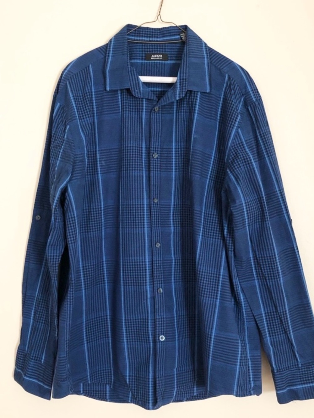 Alfani regular fit short sleeves shirt for men